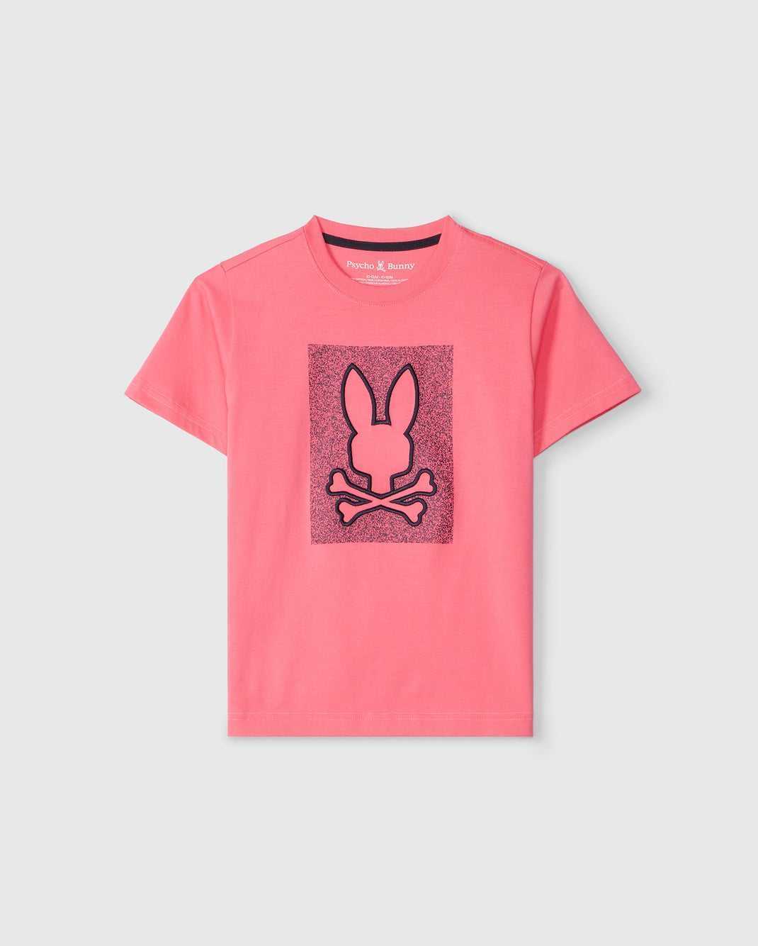 Tees Psycho Bunny Livingston Graphic Tee Rose Enfant | NMC-08101511